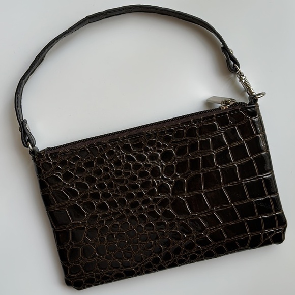 Vintage mini bag in luxury dark brown color - Picture 4 of 9